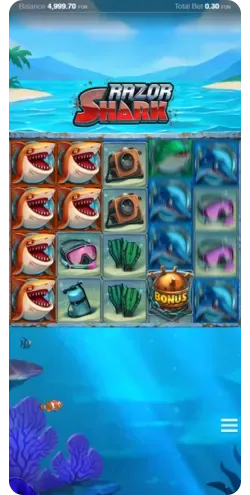 Razor Shark kostenlos spielen